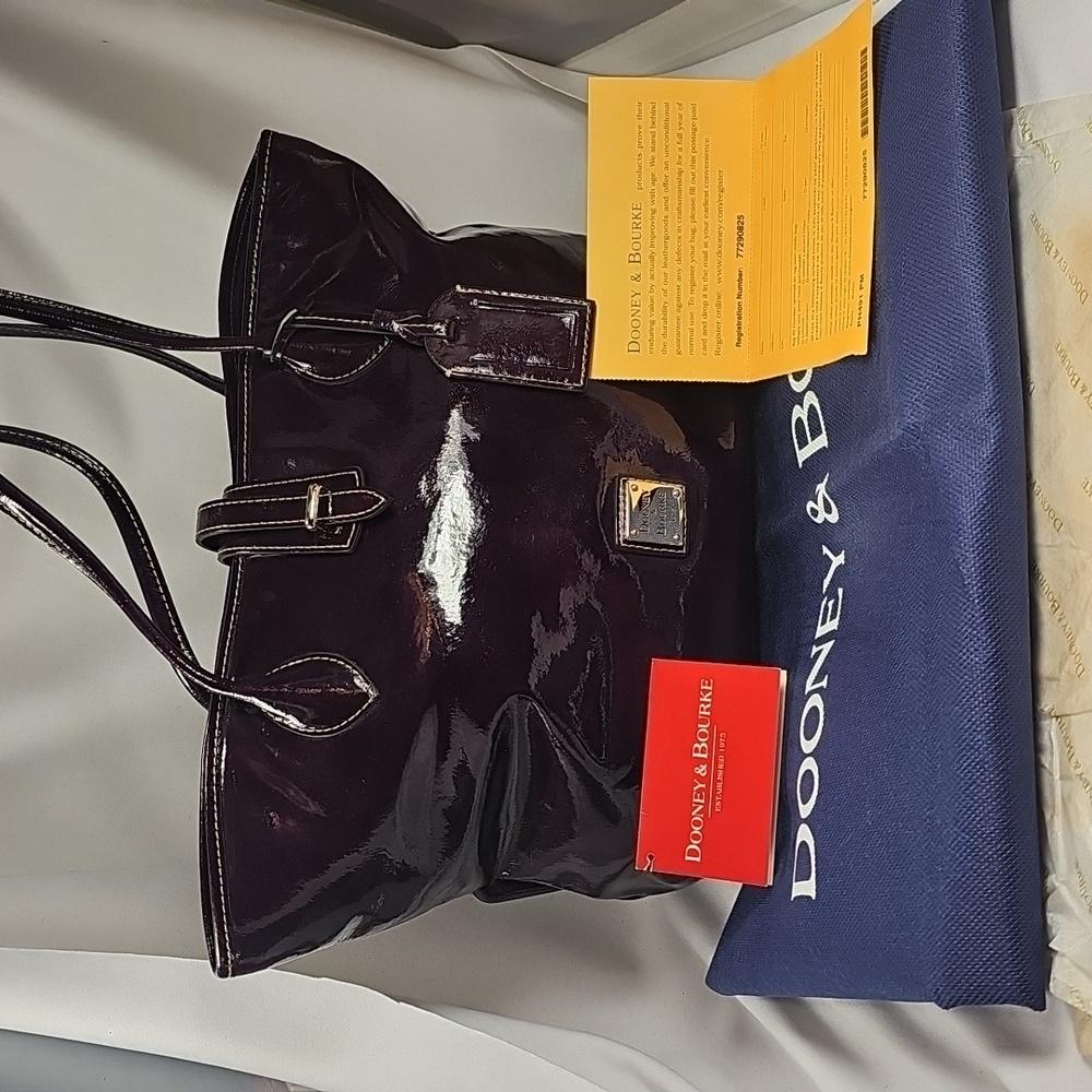 Dooney & Bourke Plum Medium Cindy Tote